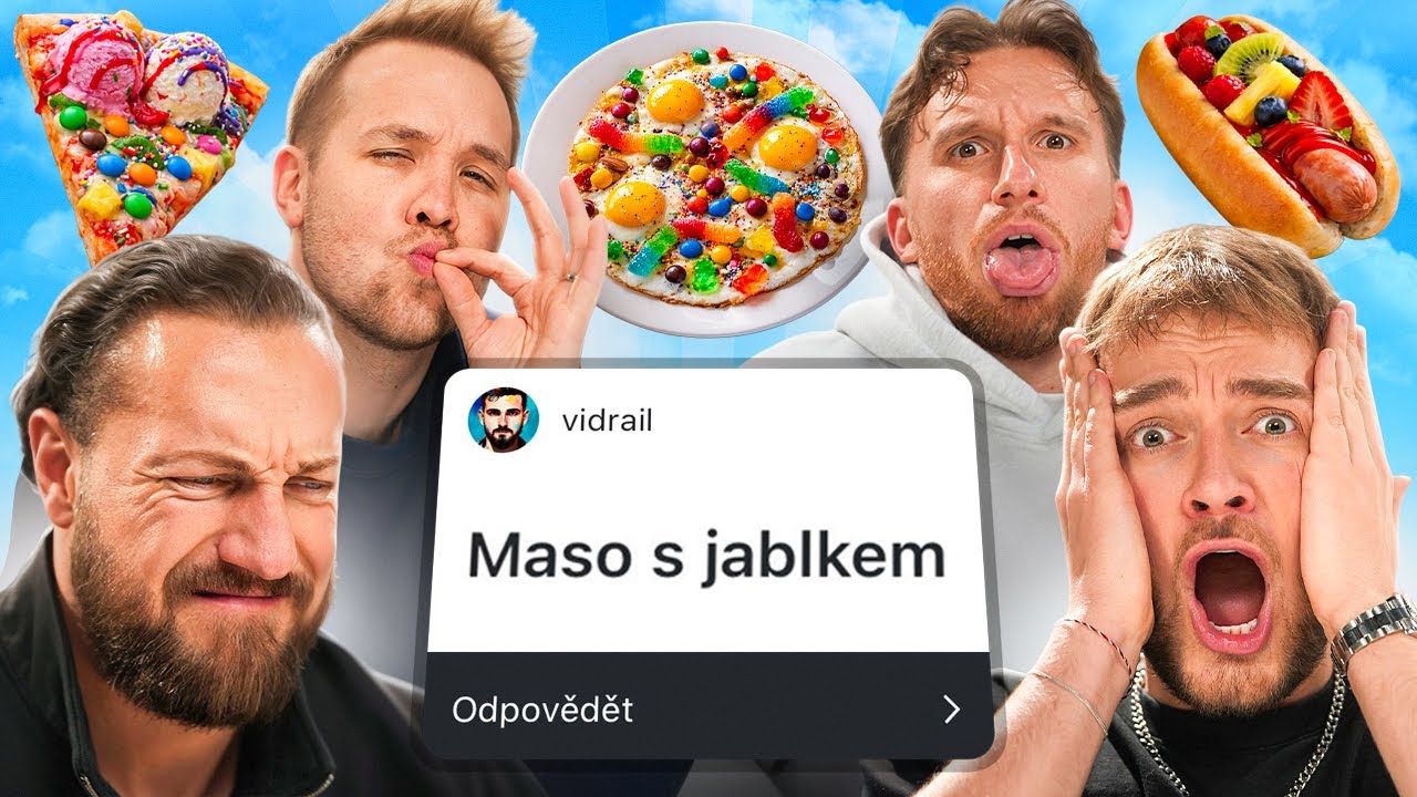 ZKOUŠÍME NEJDIVNĚJŠÍ KOMBINACE JÍDEL! 🤢 w/ @VladaVideos, @jirkakral, @Lišák-i7w
