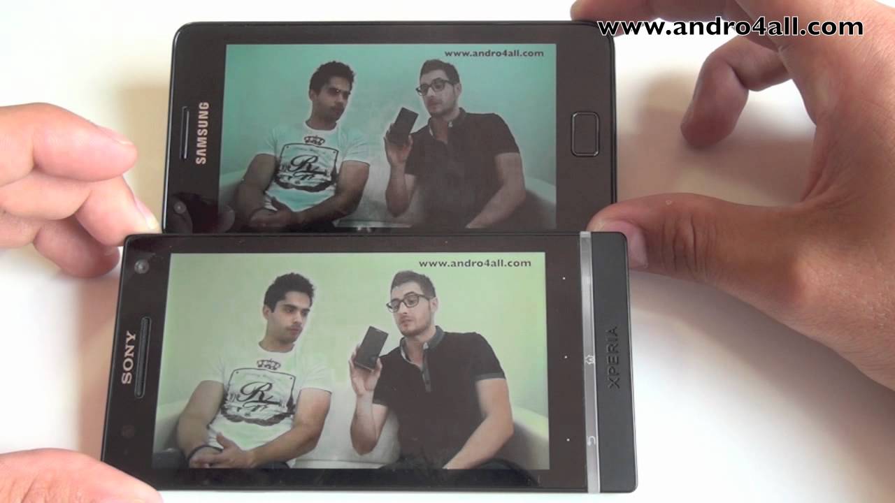 Videocomparativa Samsung Galaxy S II vs Sony Xperia S [HD][ESPAÑOL]