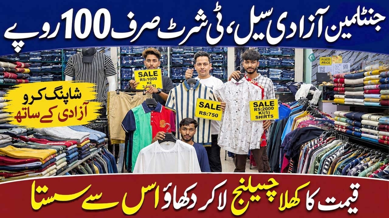 Azadi Sale 2026 | Polo T Shirts | Mens Shorts | Cargo Pants | Jeans | Men's Fashion | Gentleman