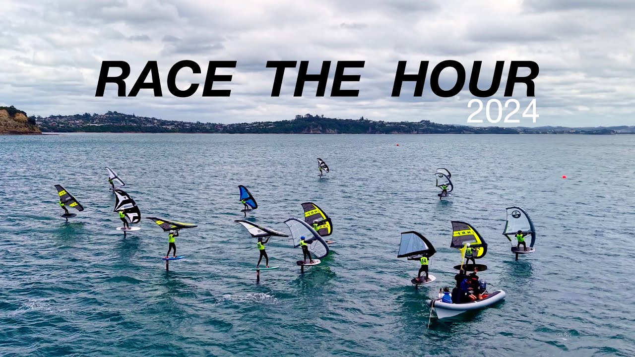 'RACE THE HOUR' Wingfoil Race!