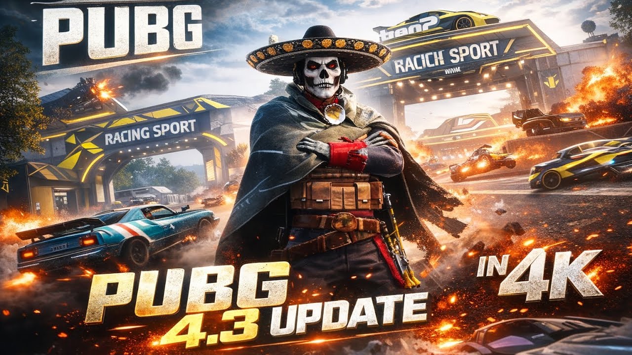 PUBG 4.3 Update 🔥 New Racing Mode Gameplay | Ultra Realistic 4K | Beta Version