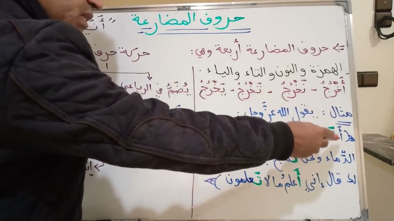 ما هي حروف المضارعة ؟🙏