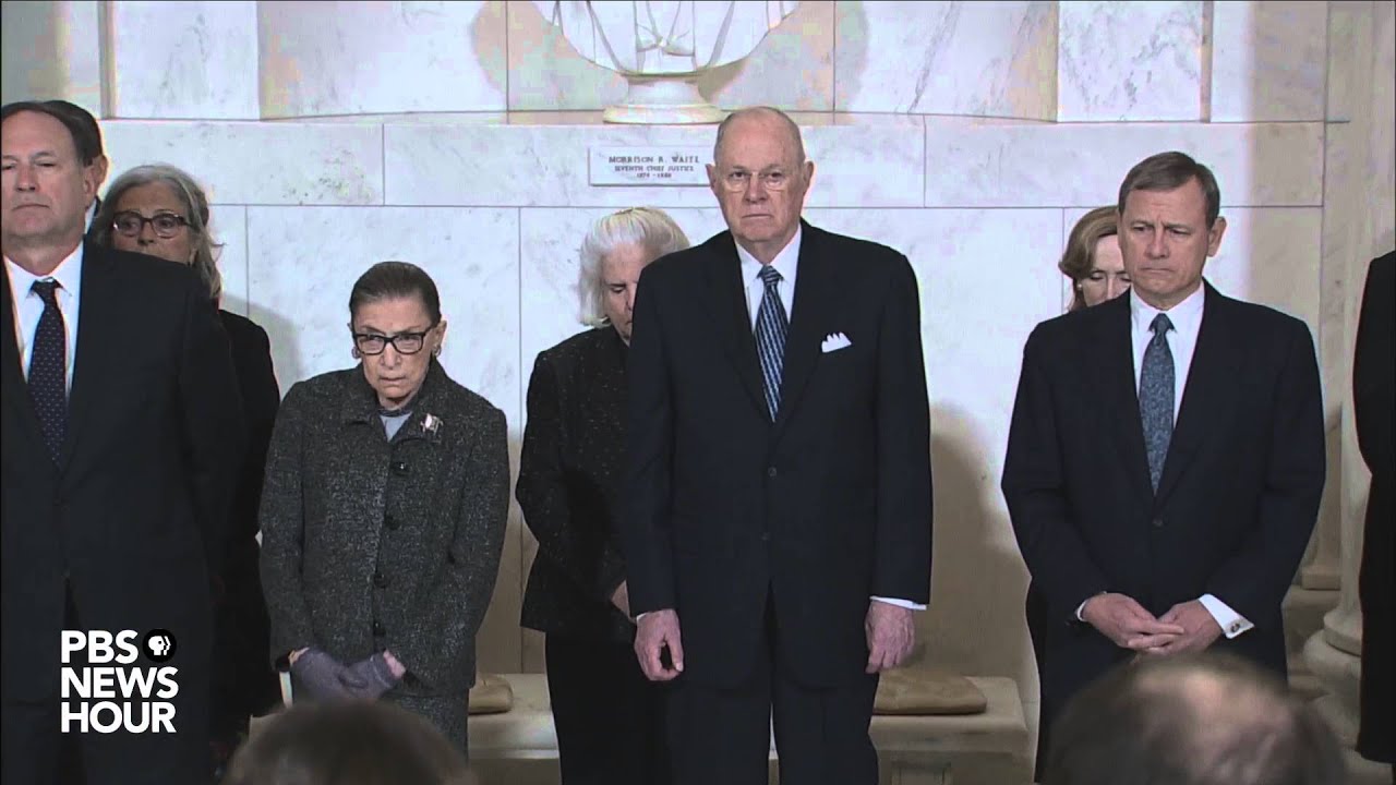 Supreme Court ceremony for Justice Antonin Scalia