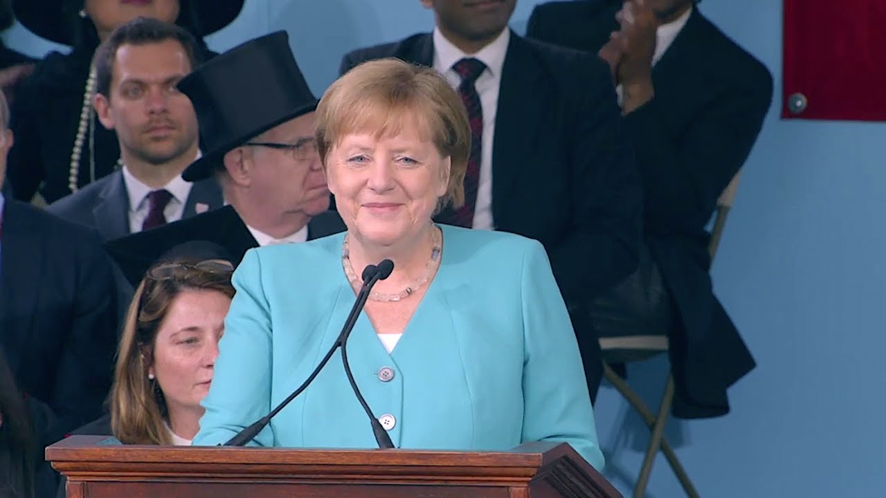 30.05.2019 - Rede Angela Merkel - Universität Harvard - Biografie/Multilat./Klima/Digitalisierung