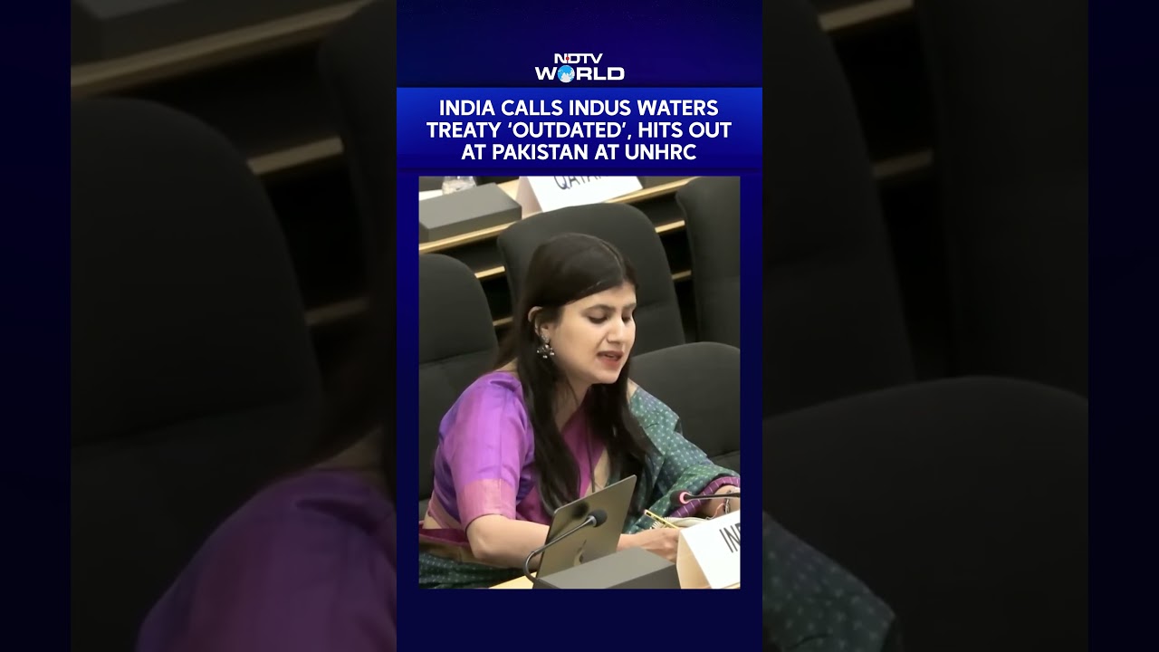 India Calls Indus Water Treaty 'Outdated' At UNHRC, Hits Out At Pakistan