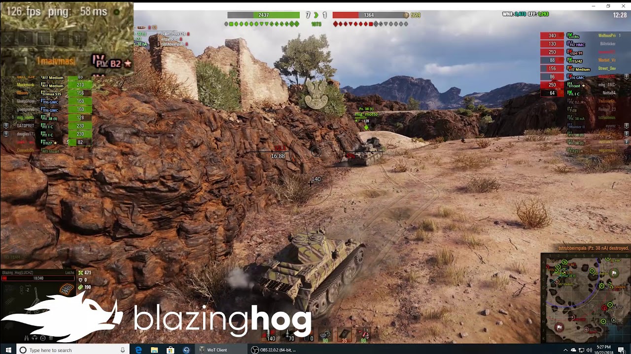 BlazingHog Unicum Gameplay