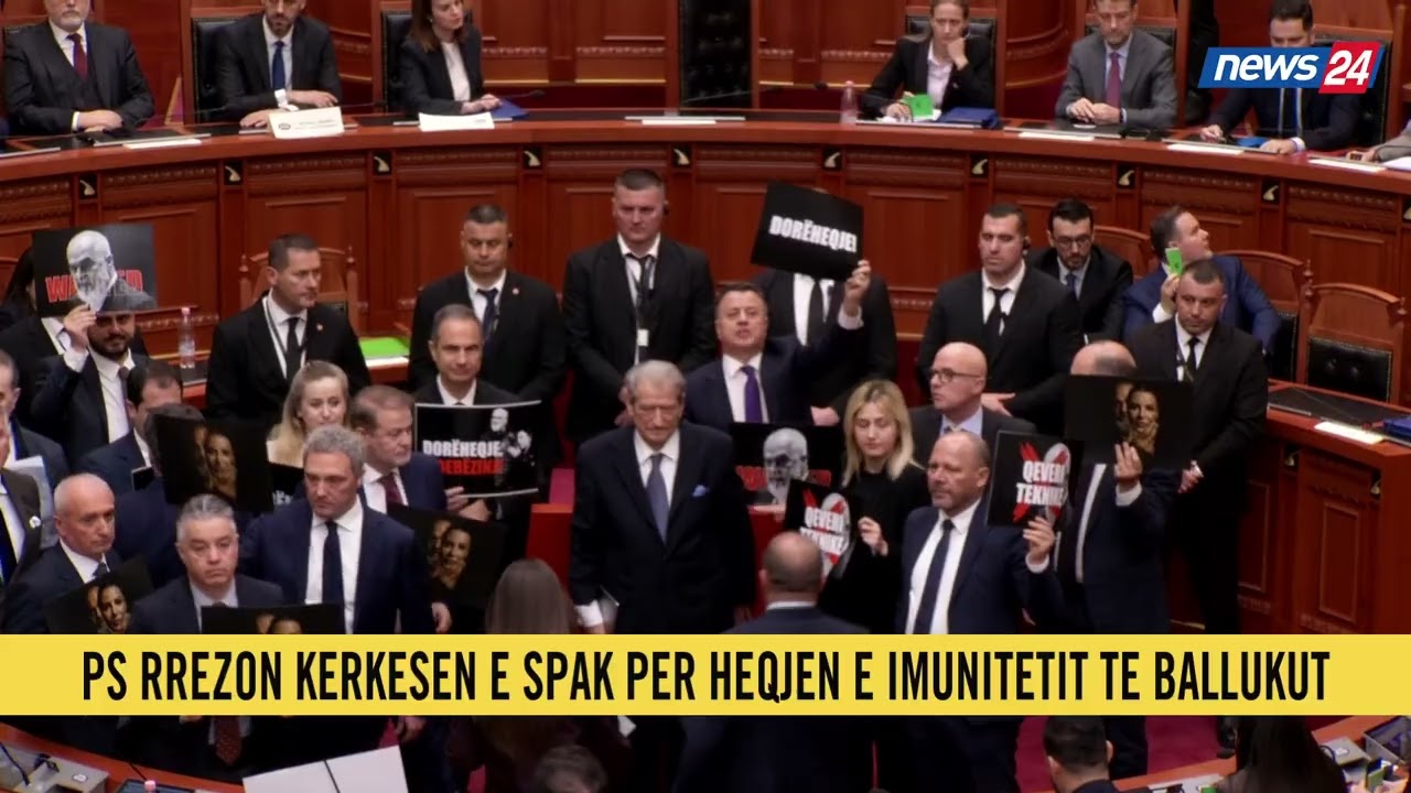 PS rrëzoi kërkesën e SPAK për heqjen e imunitetit të Ballukut/Deputetët bllokojnë Foltoren