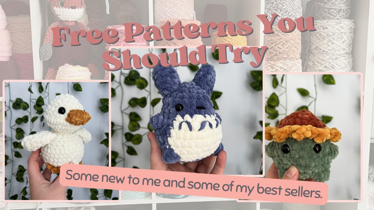 Free Crochet Patterns to Try, 10 Free IG Patterns, Spread the Love Challenge, Crochet Challenge