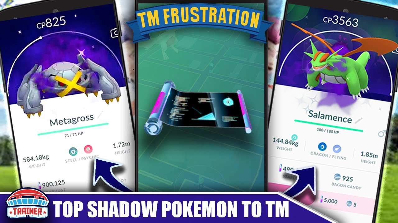 TOP *SHADOW POKÉMON* to TM AWAY FRUSTRATION - BEST SHADOW POKÉMON in POKÉMON GO - ATTACKERS & GBL