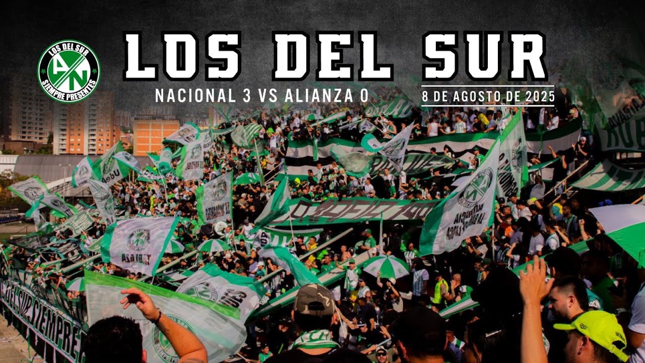 Los Del Sur, Fiesta en la Popular del Polideportivo Sur de Envigado (Nacional Vs  Alianza)
