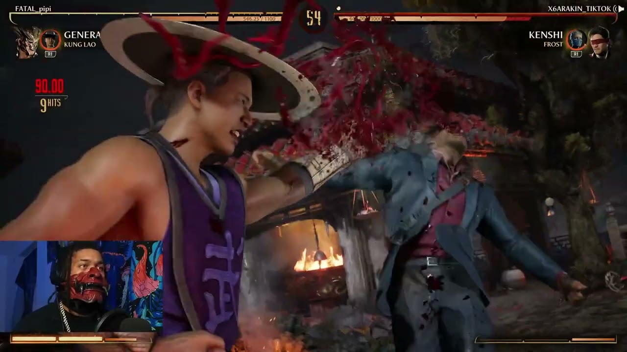 SHAO KHAN  LEAVES 6ARAKIN TOOTED UP AND SPEECHLESS
