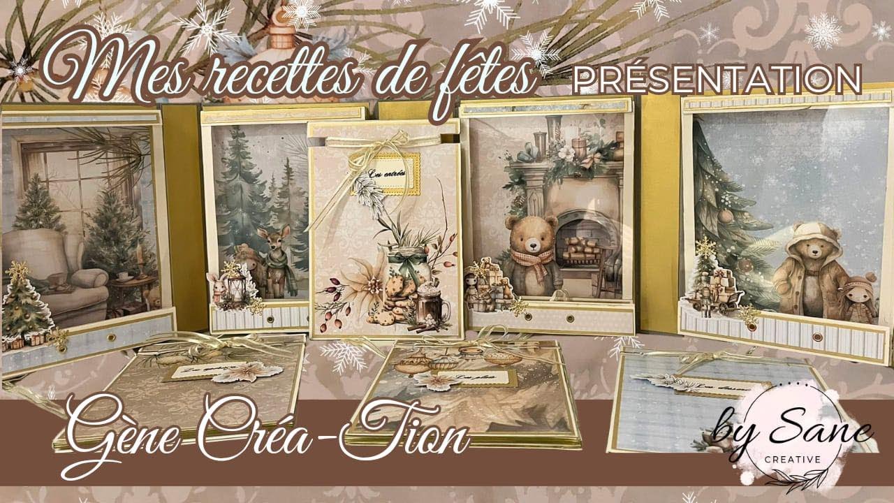 Présentation collection papier By sane le temps des fetes et son projet