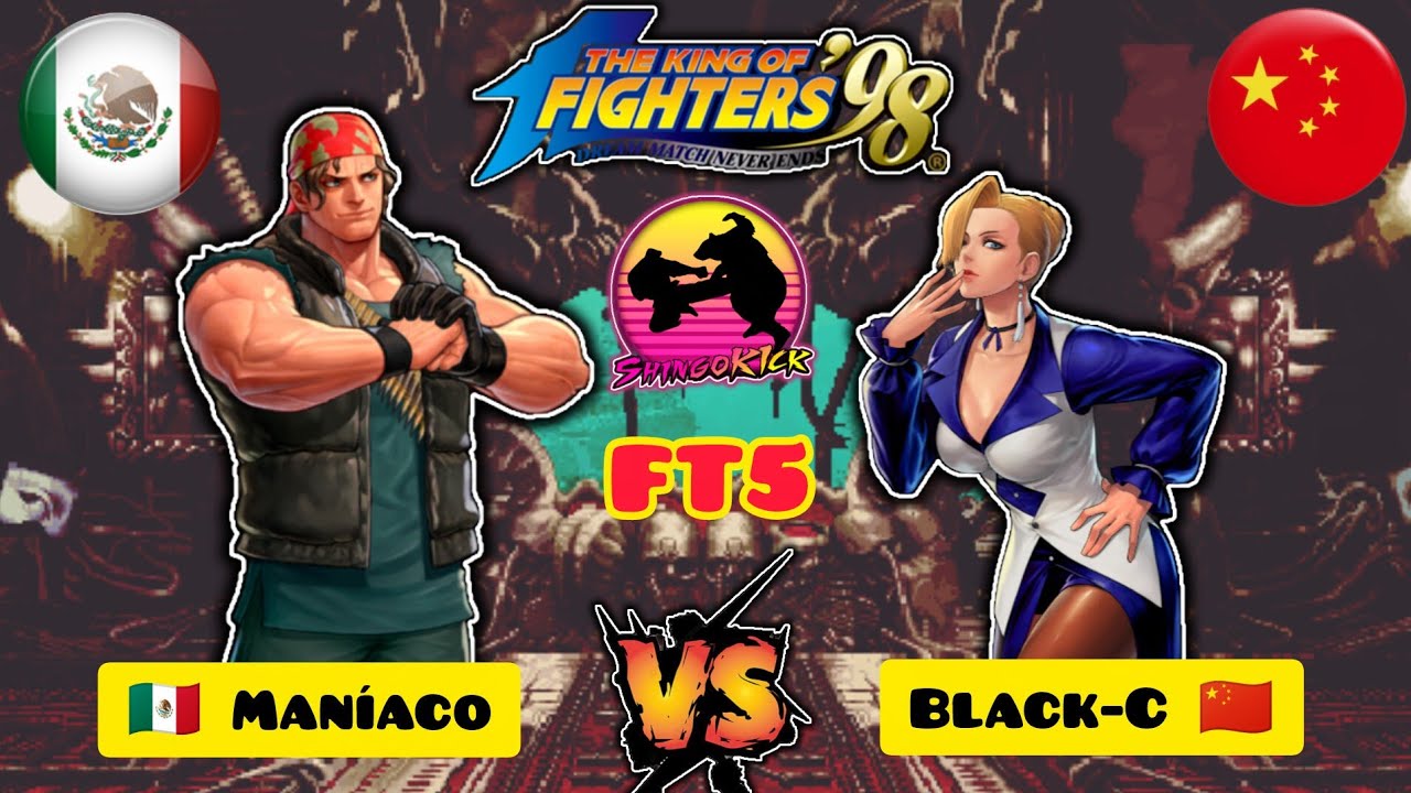 🔥El Mejor Ralf Mexicano🆚El Chino🔥🇲🇽Maníaco 🇲🇽🆚🇨🇳Black-C🇨🇳 FT5 con Revancha #kof98 