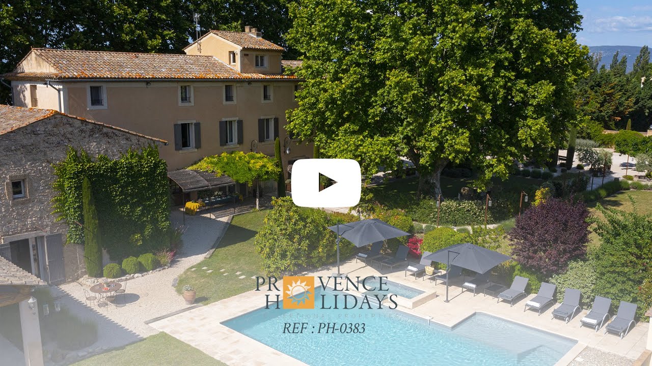 Provence Holidays &ndash; Bastide du Vieux Platane &ndash; PH-0383
