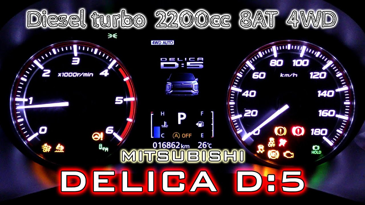 (2022y) DELICA D:5 , acceleration test.MITSUBISHI CV1W