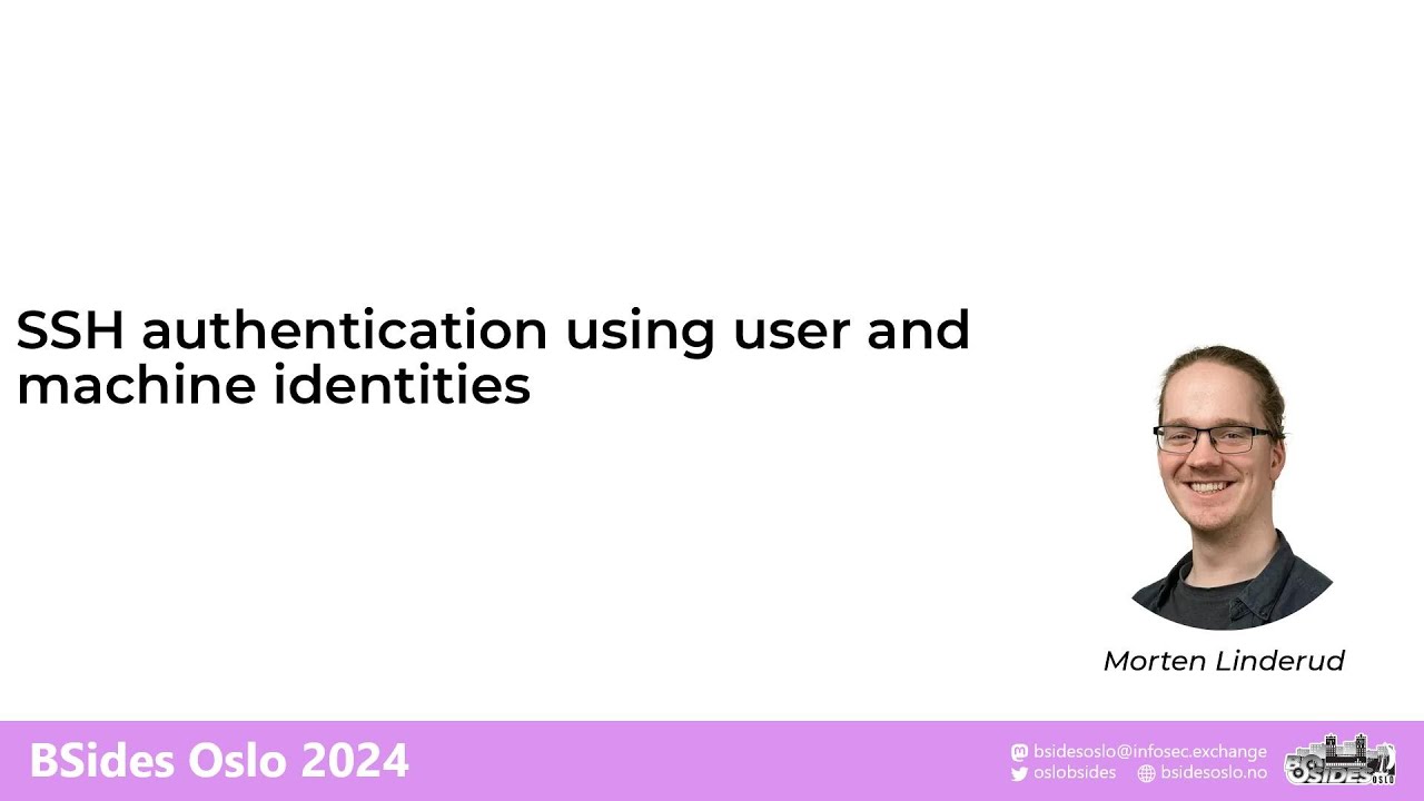SSH authentication using user and machine identities – Morten Linderud