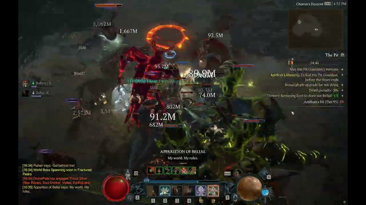 Pit Tier 95 Diablo 4 Hammer Paladin