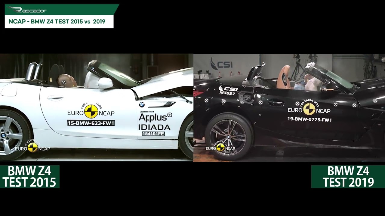 BMW Z4 2nd generation vs 3rd generation [Crash test]