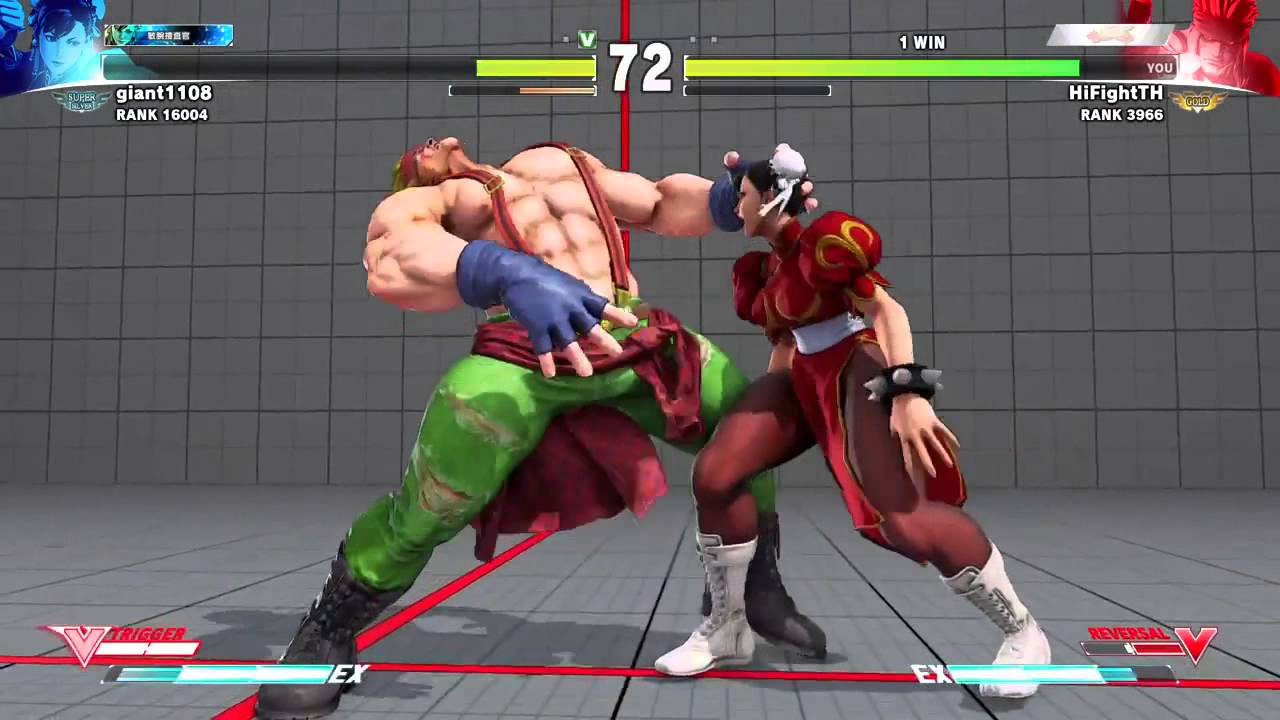 Street Fighter V - Alex Setplay, Combo, Parry and Hype Moments