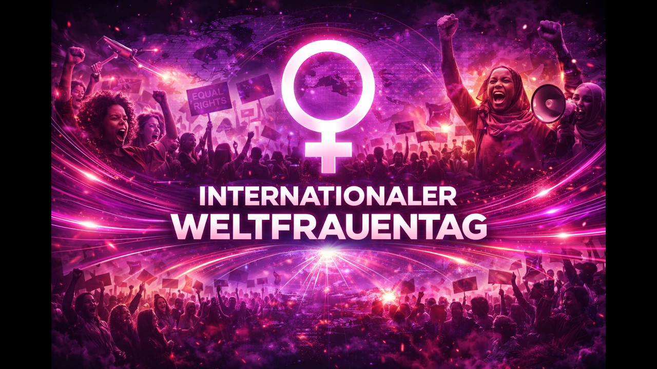 Weltfrauentag Demonstrationszug in Augsburg (08.03.2026)