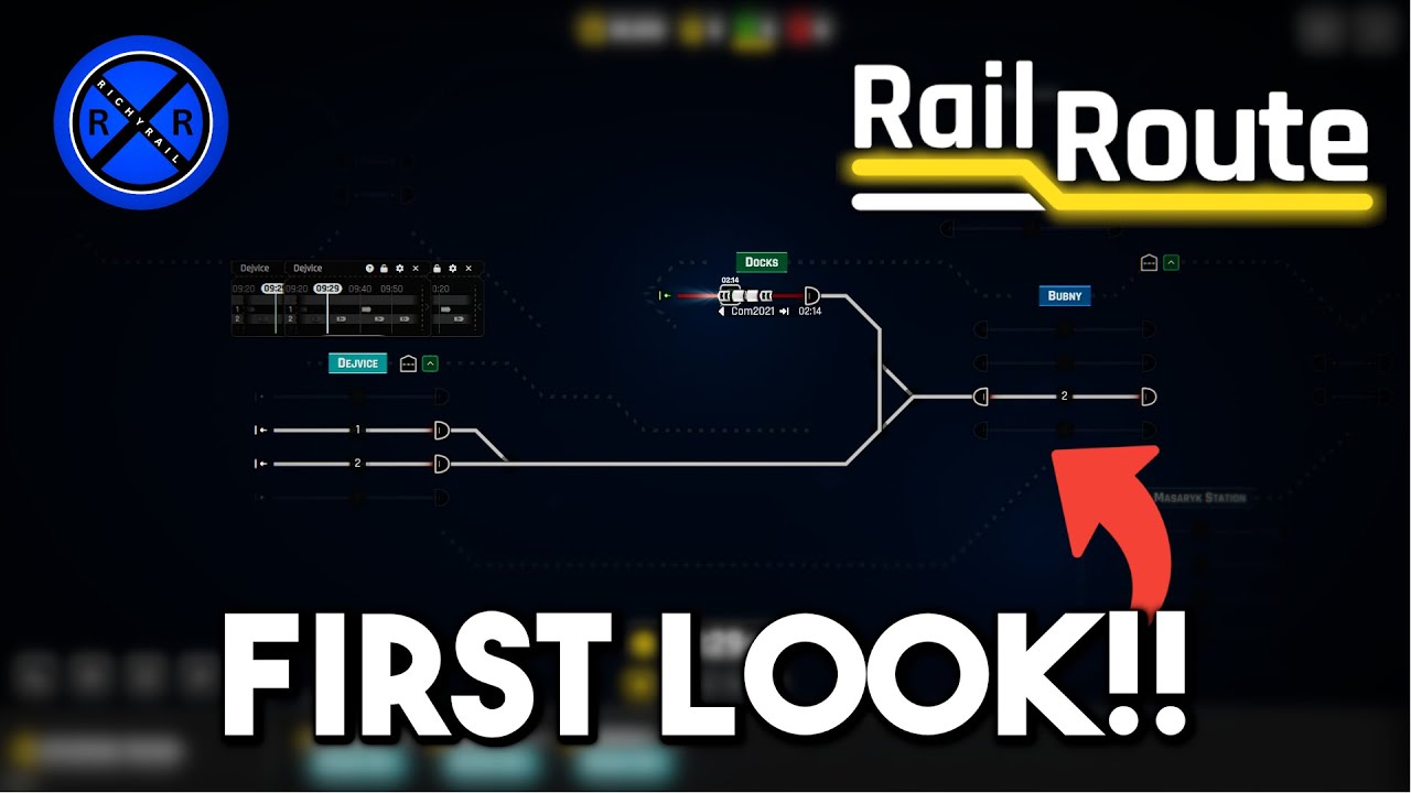 FIRST LOOK at Rail Route! - A Railway Signalling Game!