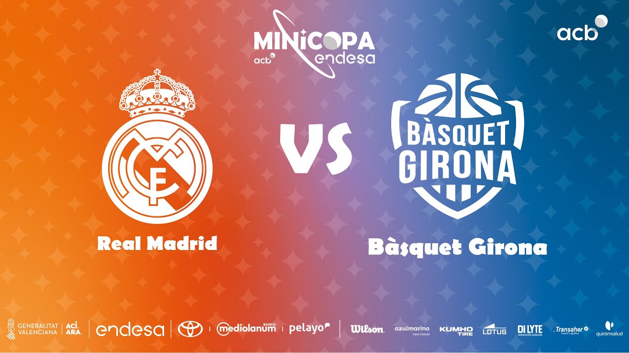 🔴 DIRECTO: Real Madrid - B&agrave;squet Girona | Primera Fase Minicopa Endesa Valencia 2025