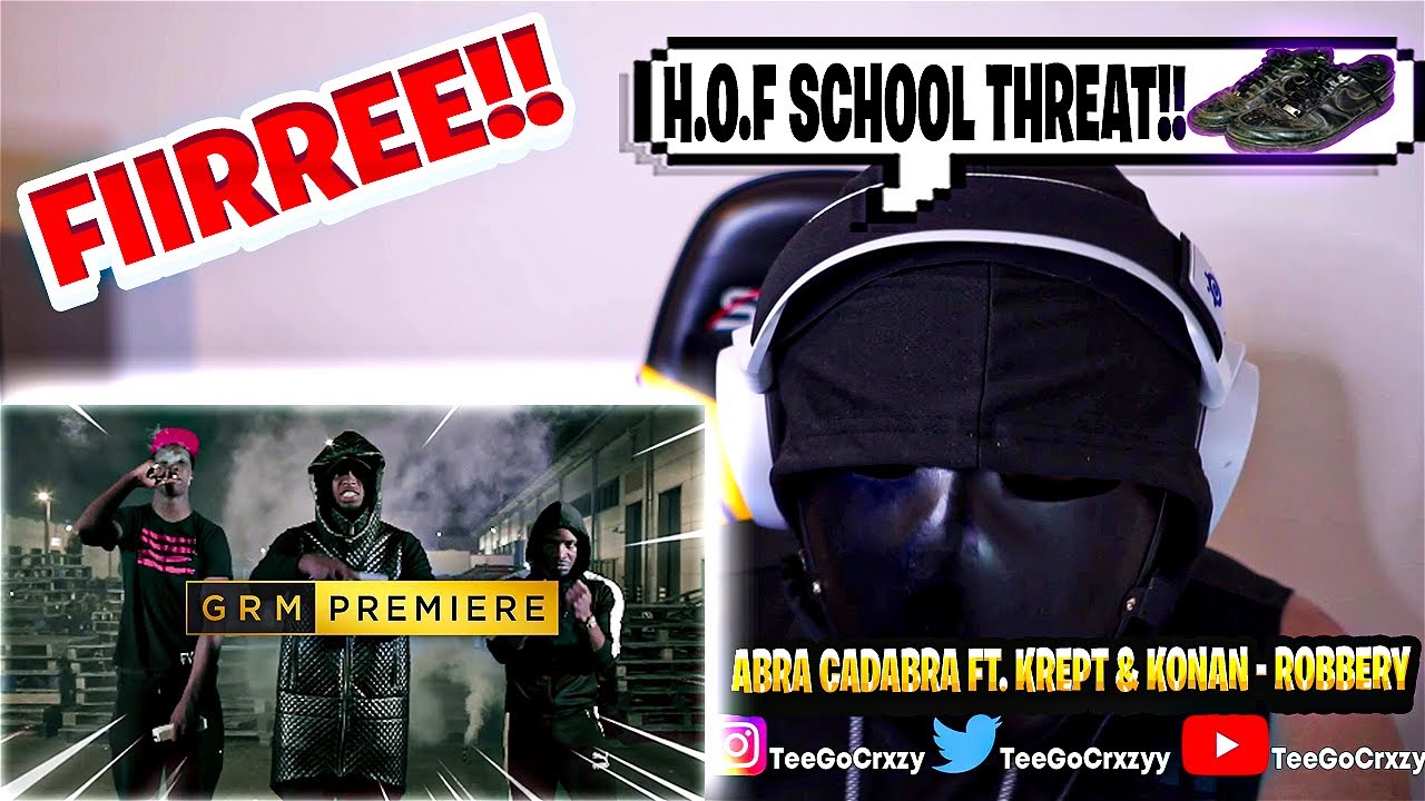 UK WHAT UP🇬🇧!! Abra Cadabra ft. Krept & Konan - Robbery Remix [Music Video] | GRM Daily (REACTION)