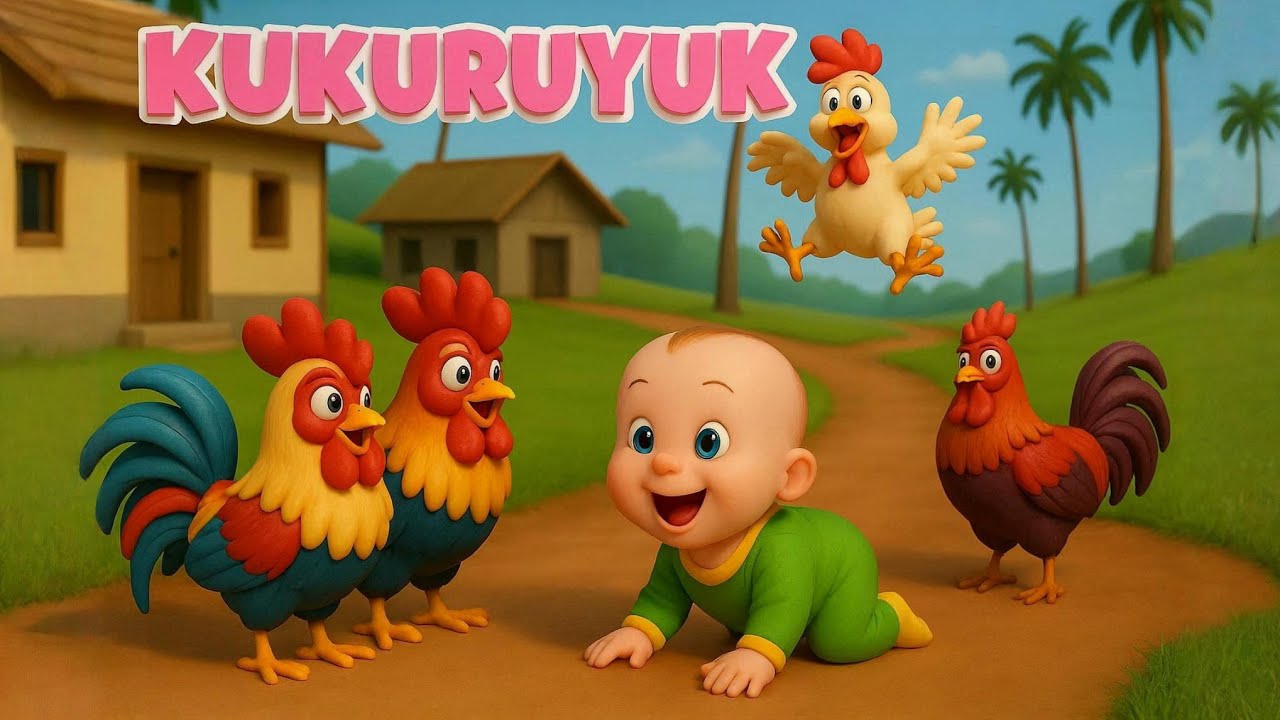 Kukuruyuk Begitulah Bunyinya 🐔 | Lagu Anak Anak Populer | Lagu Ayam Dan Binatang