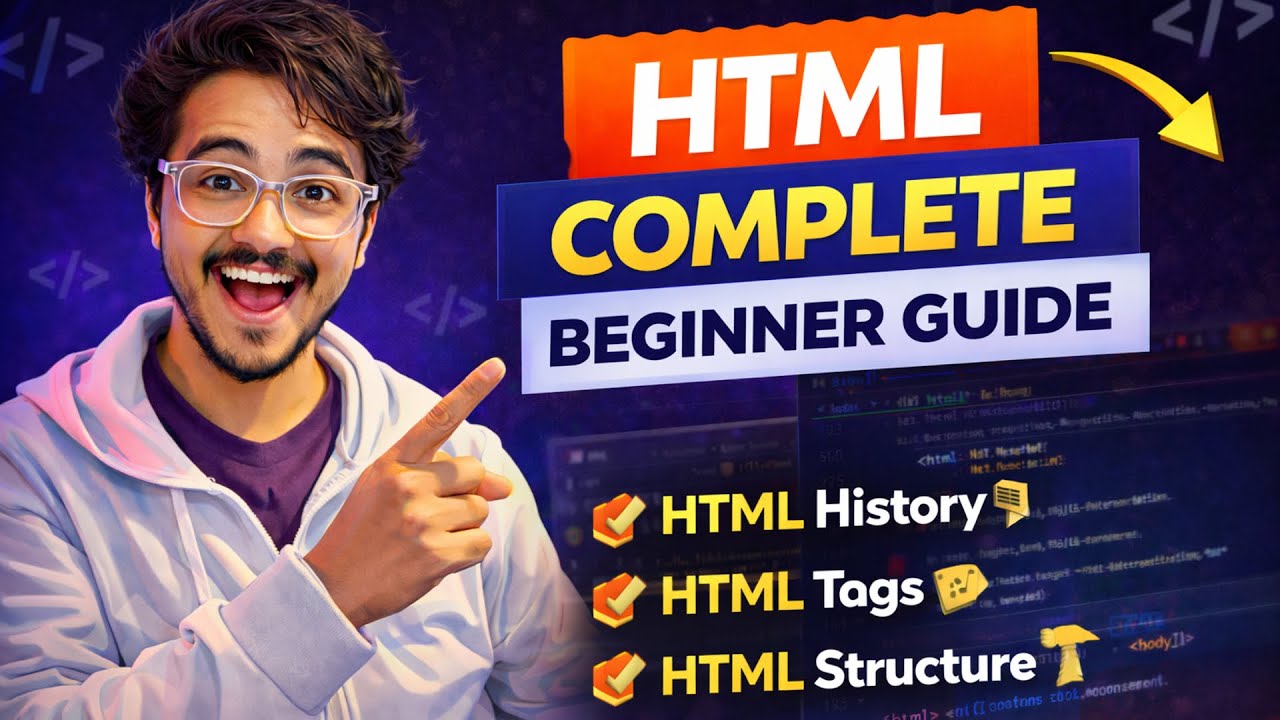 HTML Made Easy – Part 3 🚀 | Tags, Elements & Basic Structure Explained