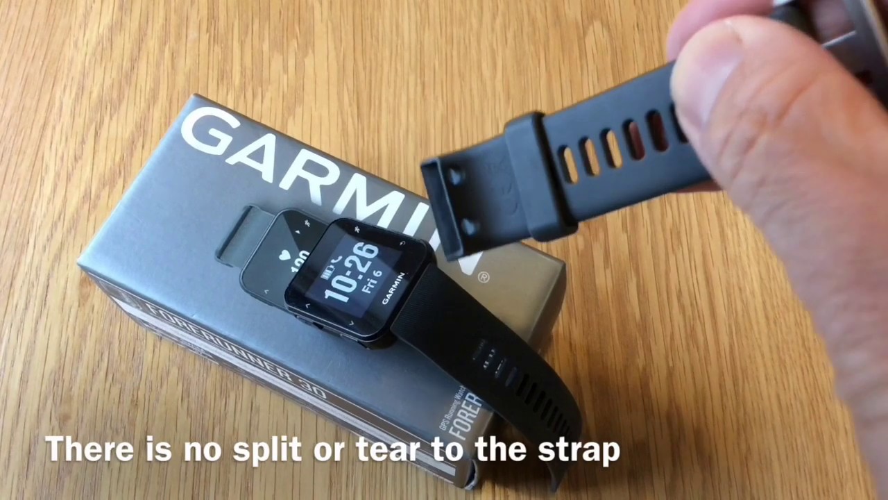 Garmin Forerunner 30 35 Broken Strap Wristband Replacement. ebay link in description.