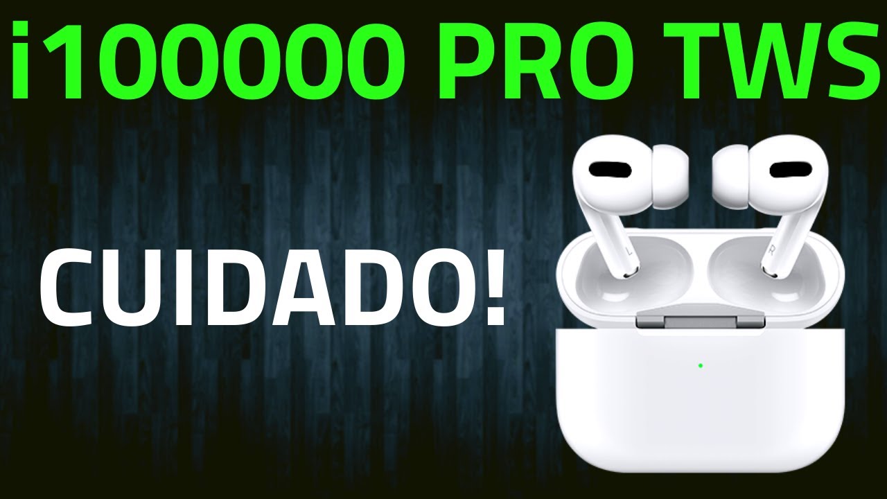 Fone de Ouvido Bluetooth i100000 Pro TWS - AirPods Pro Clone