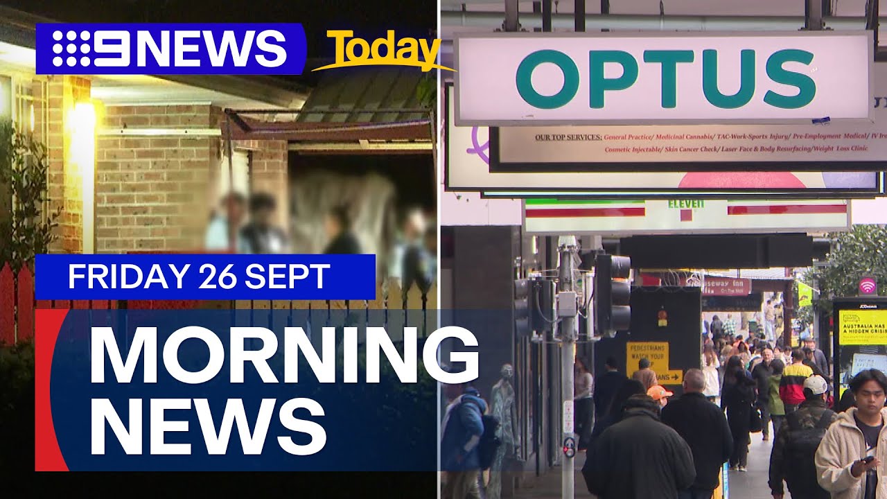Manhunt underway following home invasion; Inside Optus 000 failure | 9 News Australia
