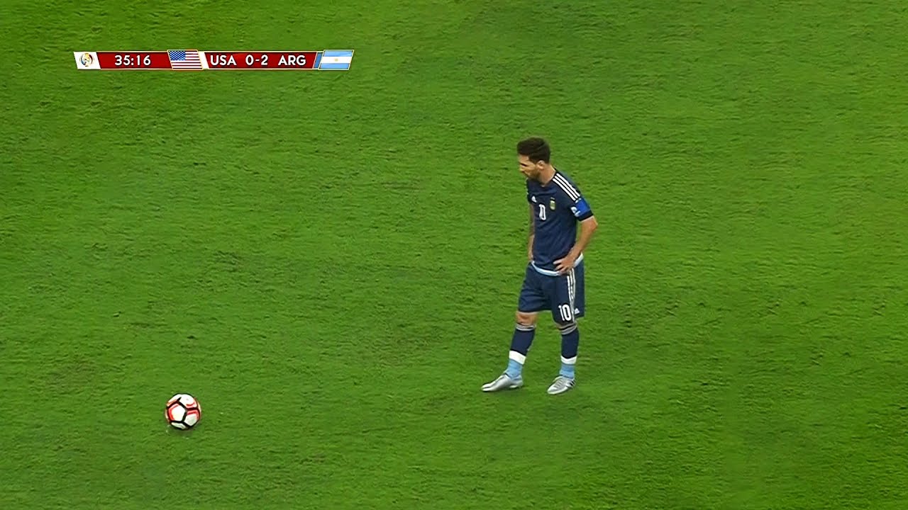 INSANE Messi Free Kick vs USA (Copa America) 2016 English Commentary HD 1080i