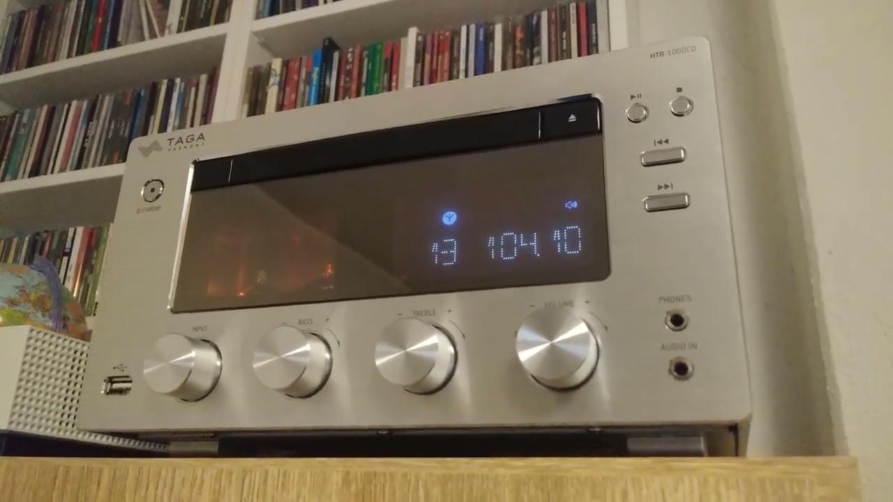 TAGA Harmony HTR-1000CD v.2 (stacje radiowe znalezione dzięki zewnętrznej antenie dook&oacute;lnej).