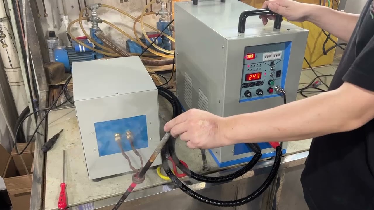 White-Hot Metal Demo: JLCG-6AB Induction Heater for Forging & Bending & Brazing!