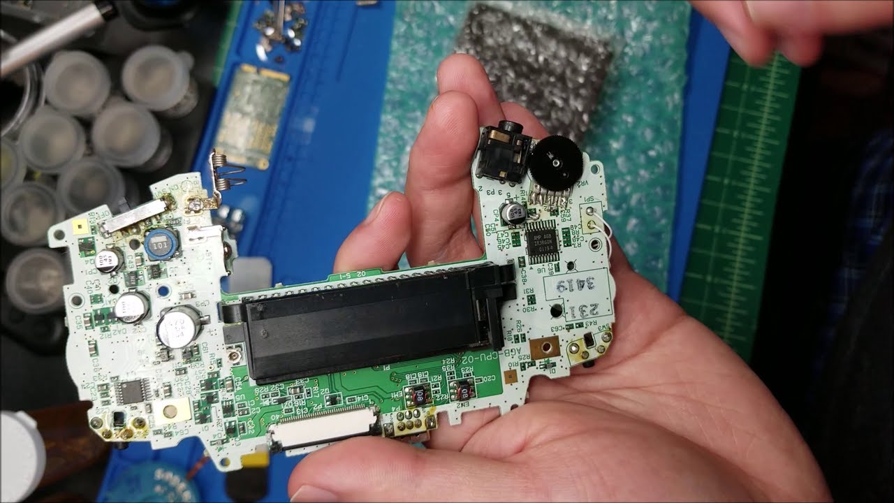 Ремонт звука Gameboy Advance