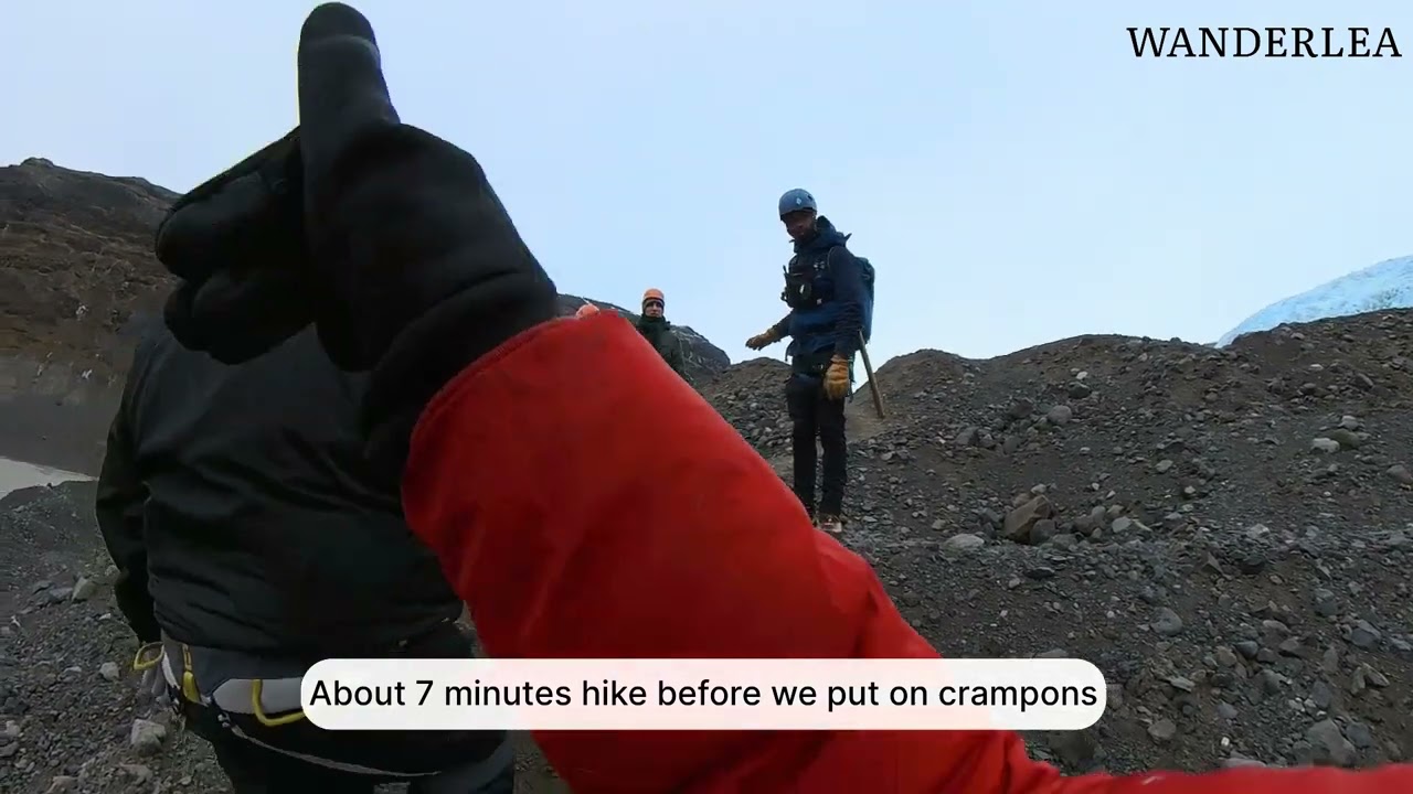 GLACIER HIKE in Skaftafell, Iceland.