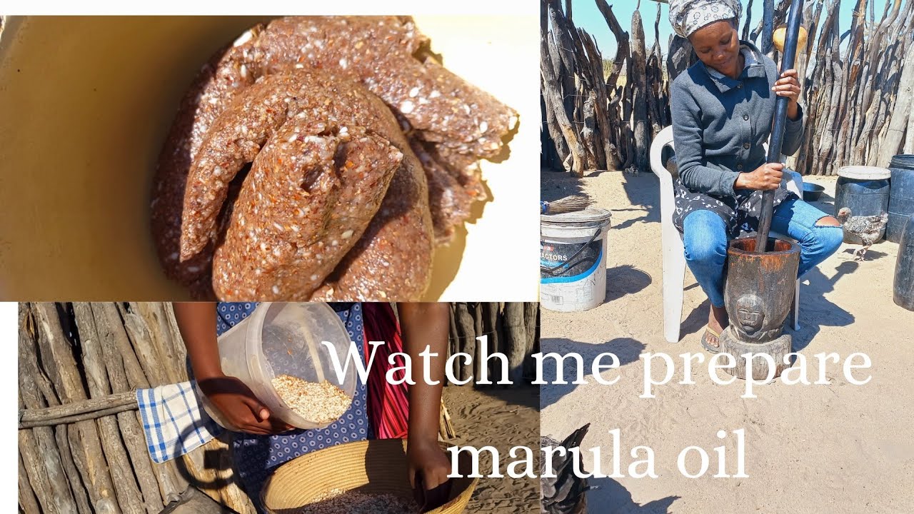 HOW TO PREPARE MARULA OIL | OWAMBOLAND NAMIBIA| NAMIBIAN  YOUTUBER