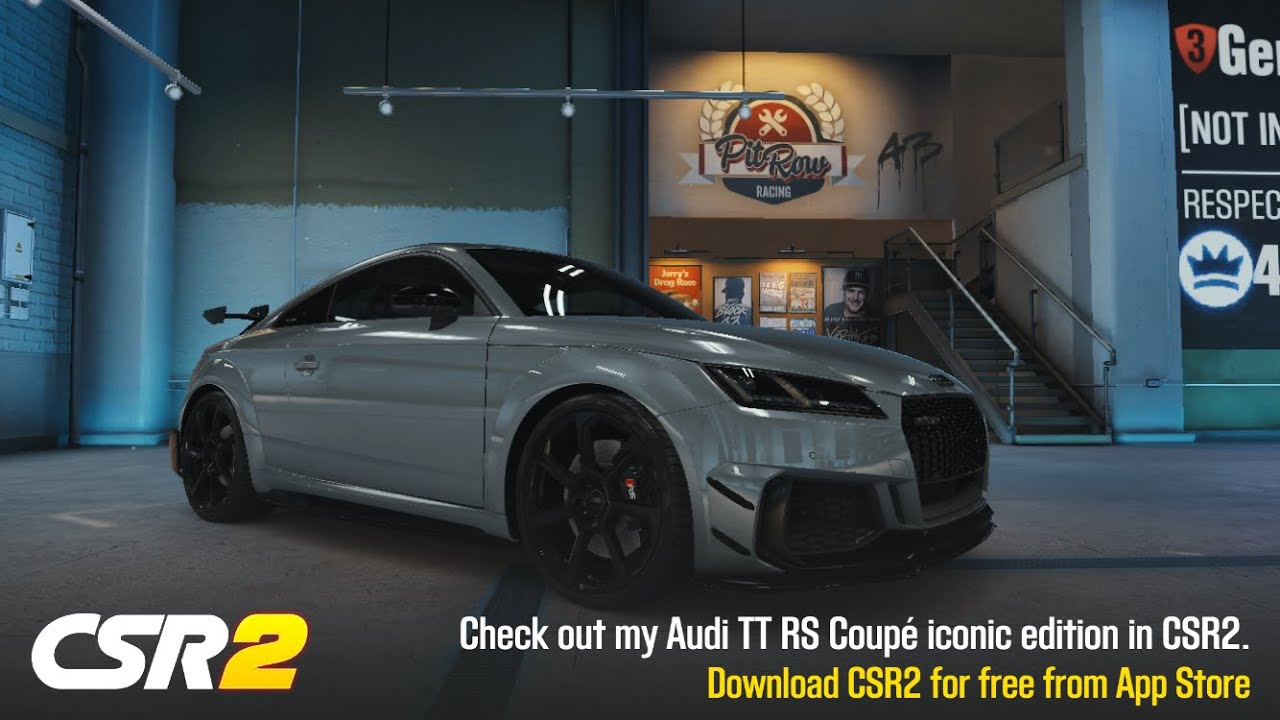 CSR 2 | Audi TT RS Coupe Iconic Edition Fastest Tune & Shift Pattern 9.7