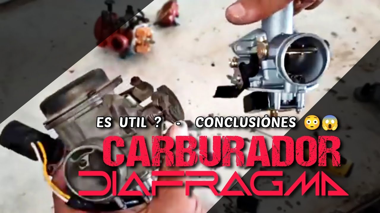 LA VERDAD DEL CARBURADOR DE DIAFRAGMA   😳