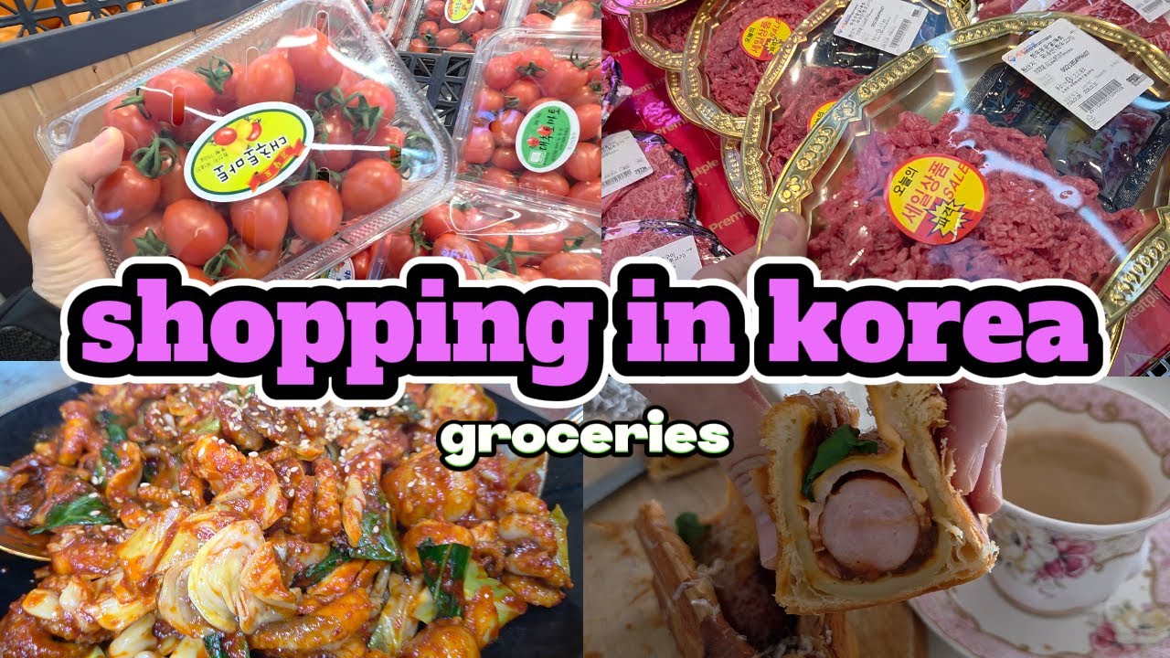 Korean Shopping Vlog 🇰🇷 Grocery Price Information 🍓 January Grocery Shopping and Dining Out