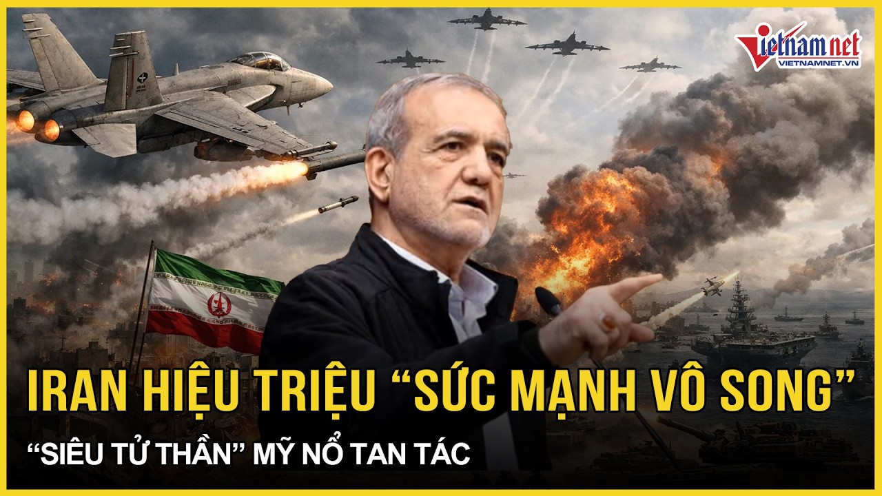 Iran hiệu triệu “sức mạnh vô song” - “siêu tử thần” Mỹ nổ tan tác, TT Trump bất ngờ “kết tội” Nga