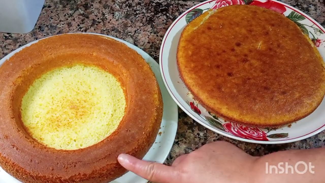 ب 4 بيضات حضري 2 كيكات بحجم كبير كيجيو مهوين و غير إلا مبغيتيش 