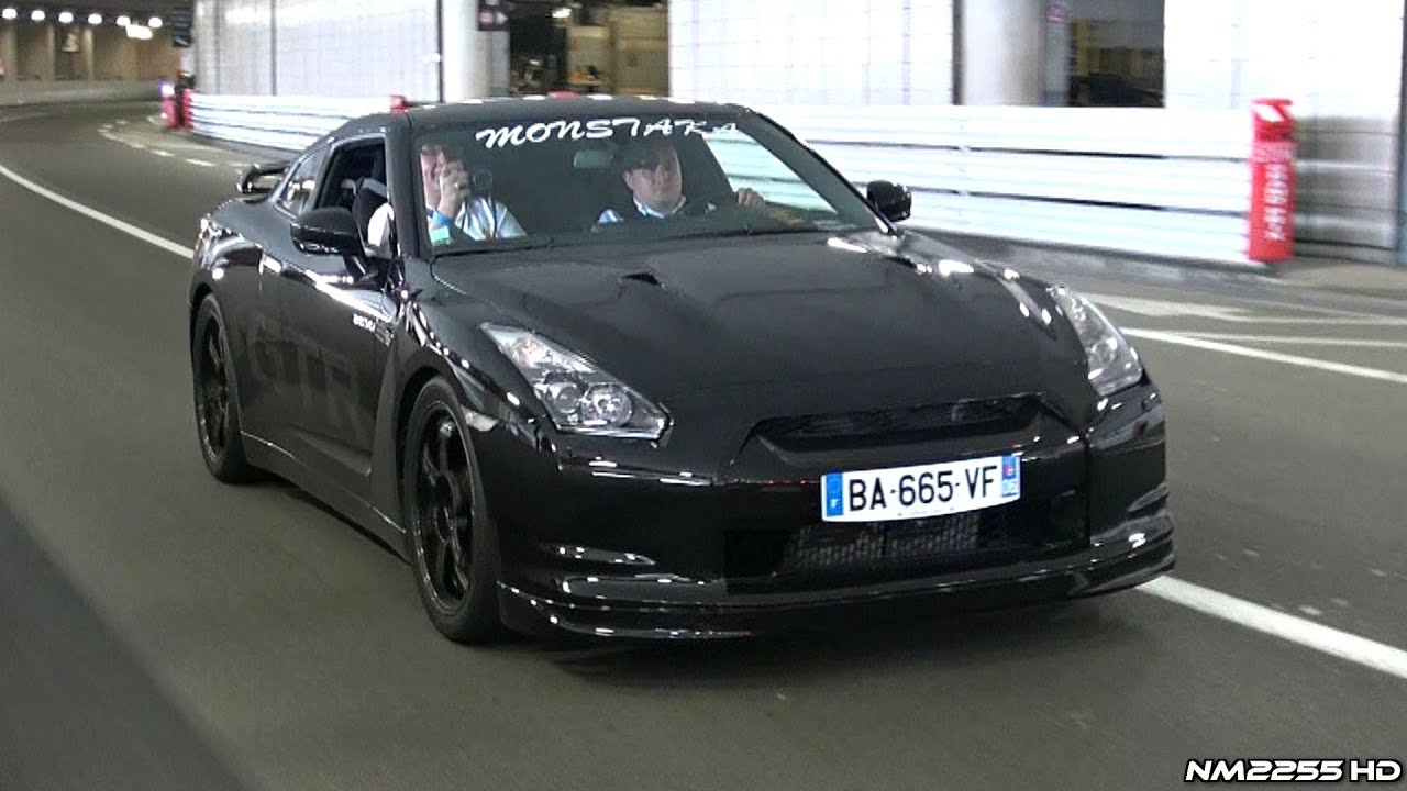 800HP Nissan GT-R R35 LOUD & FAST Accelerations in Monaco!!