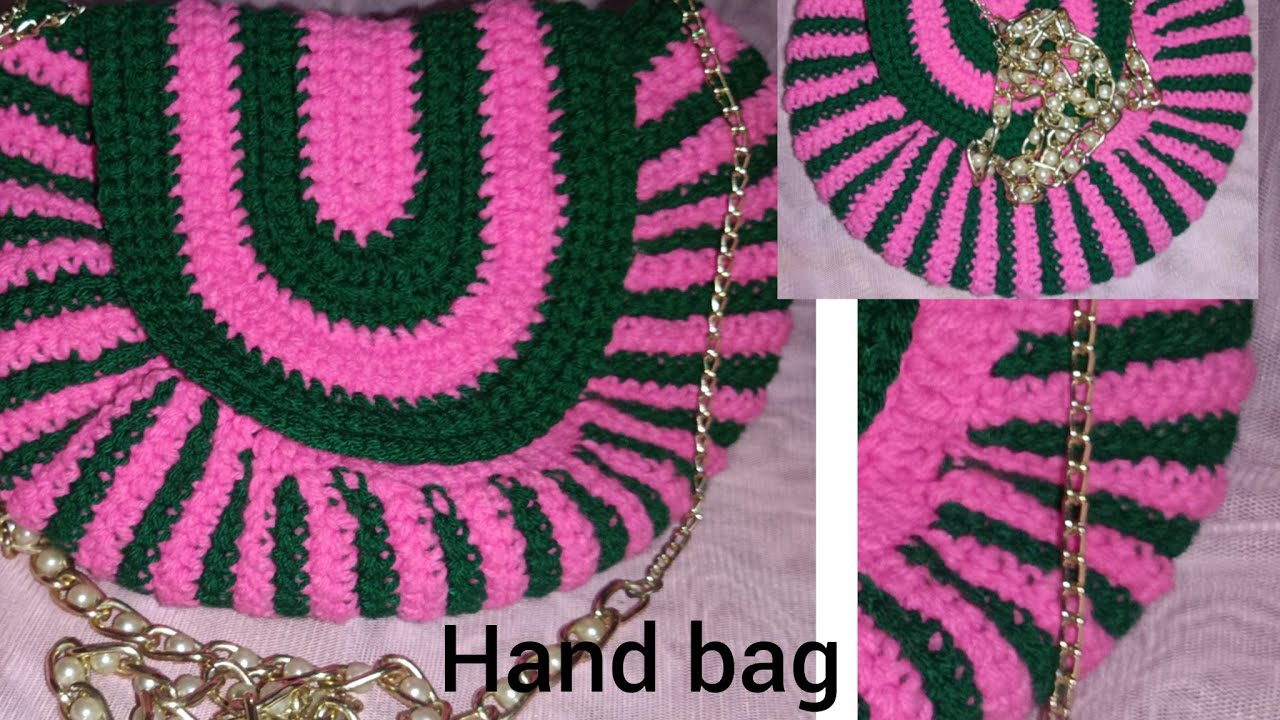 উল দিয়ে তৈরি হাত বেগ #easy making hand bag#@Handwork669