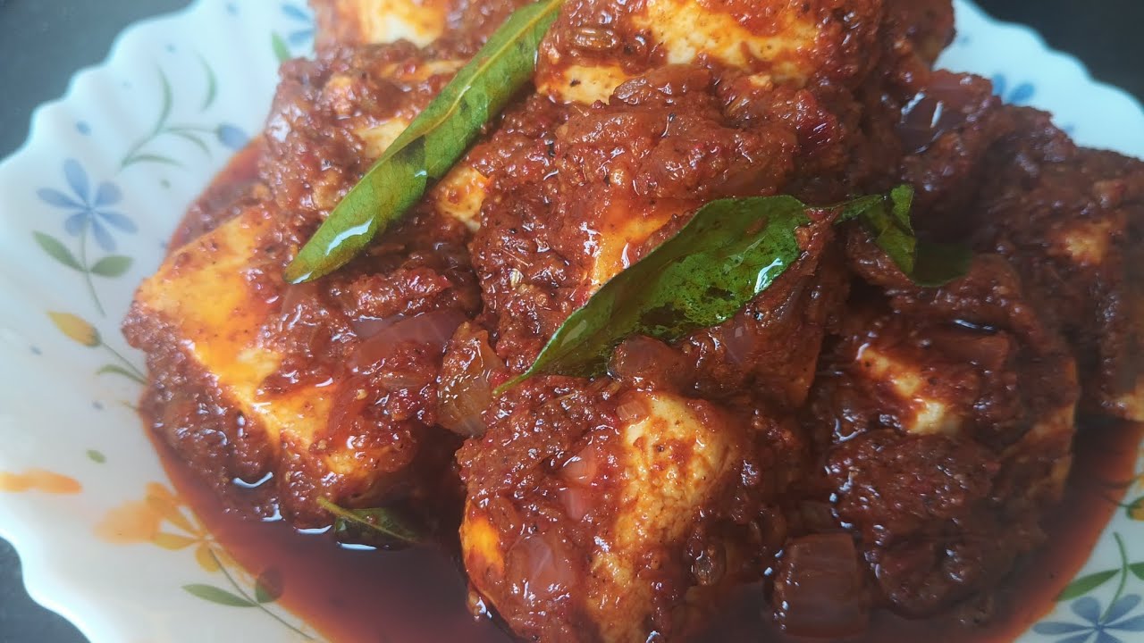 Paneer ghee roast 