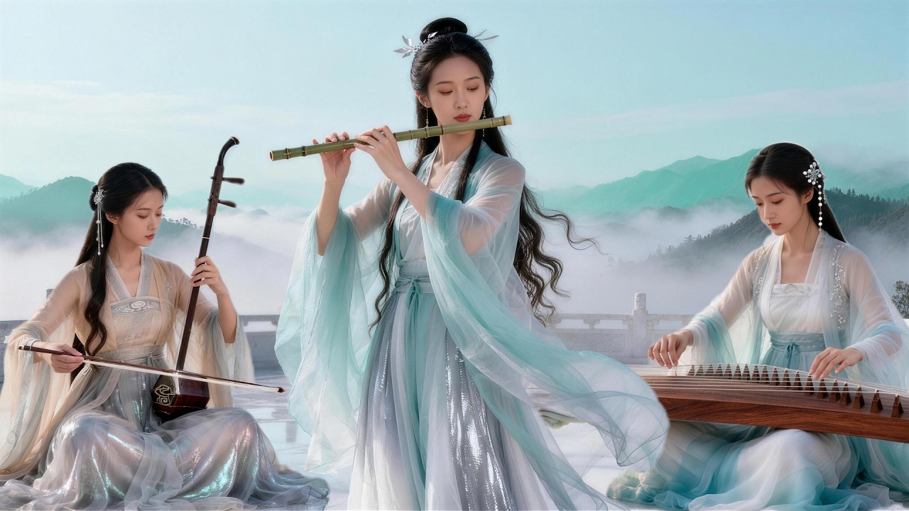 古箏二胡竹笛 · 清音入畫｜古風助眠音樂・靜心放鬆・深度療癒睡眠｜Guzheng Erhu Dizi Serenity Sleep & Relaxing Music