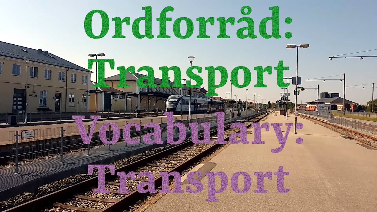 Ordforråd: Transport