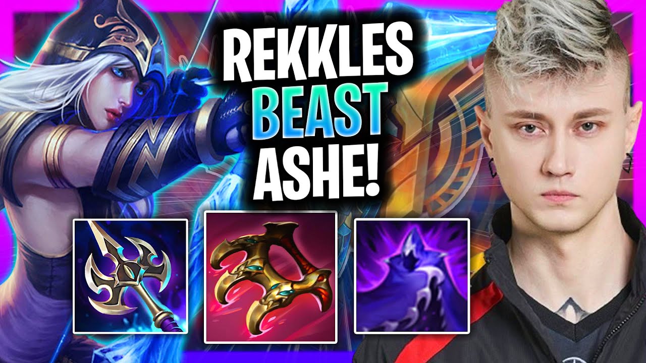 REKKLES IS A BEAST WITH ASHE IN EUW SERVER! | T1 Rekkles Plays Ashe Support vs Janna!  Season 2024