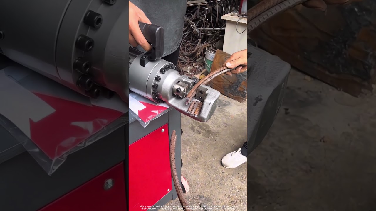 Hydraulic Rebar Cutter Shearing Steel Bar